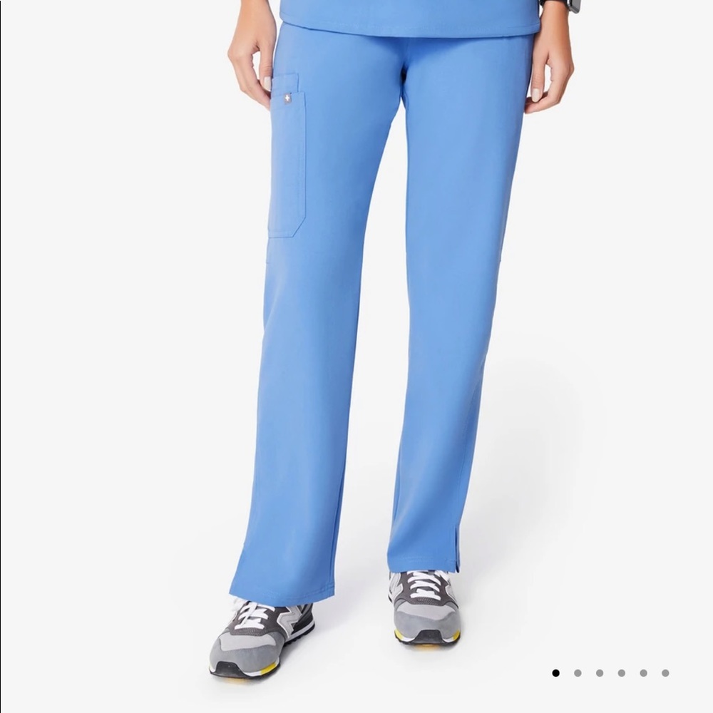 FIGS Kade Cargo Scrub Pant Ceil Blue Small/Tall